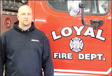 Radue takes over as ninth Loyal fire chief