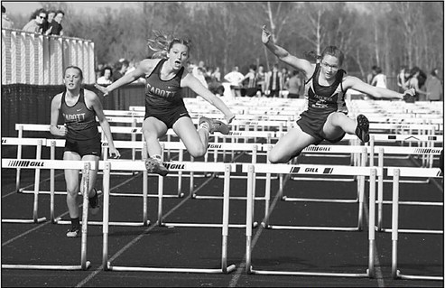 Greyhound girls win 10-team track and field meet at Spencer