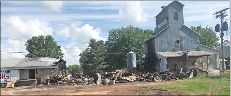 Curtiss Feed Mill hit with  Saturday morning blaze