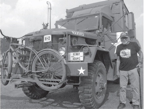 Military convoy stops in Abbotsford