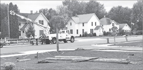 Telephone pole accident triggers action