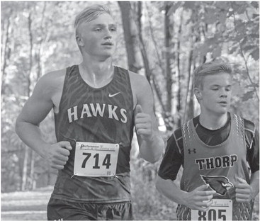 Hawks fly through forest course at Auburndale Invite