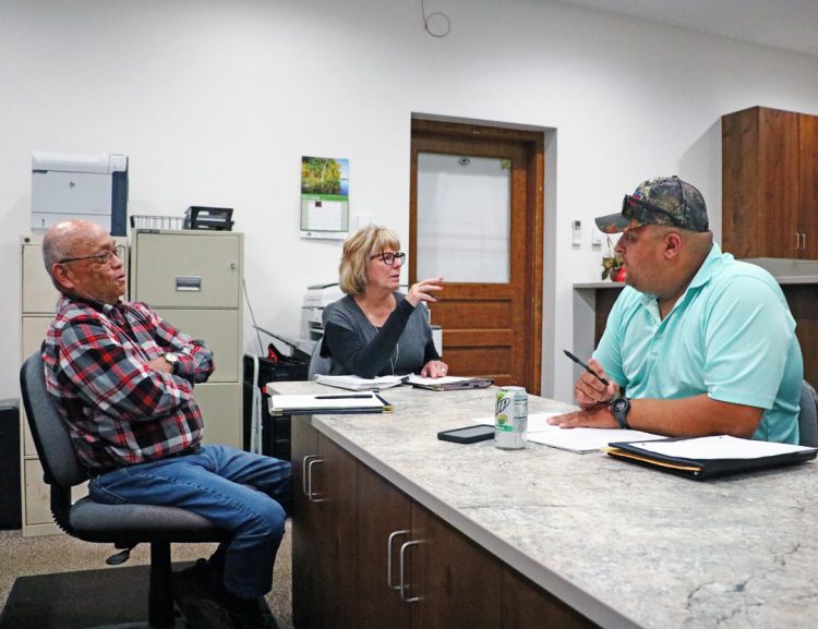 Cadott Village Board; Storage boxes are for storage, not for living in