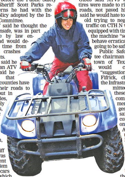 Marathon Co. opens roads to ATVs/UTVs