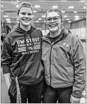 Abby, Colby grads compete in  NCAA indoor sports seasons