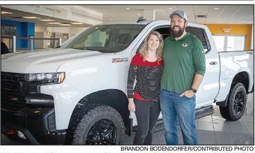 Owen man wins new Chevy truck