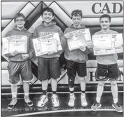 Middle school matmen win title