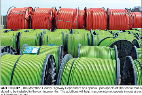 Marathon County fiber project begins