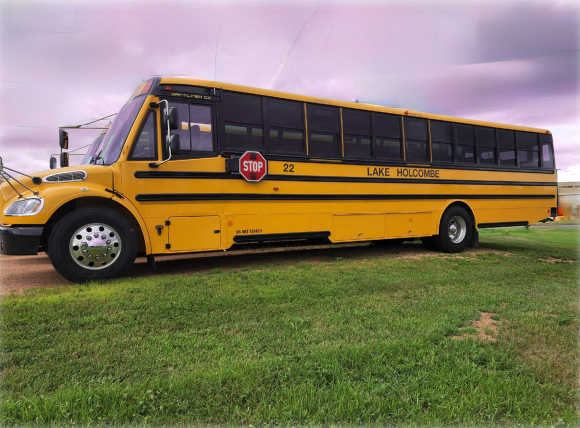 Lake Holcombe School Board Busing company makes themselves at