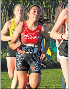 Abby cross country gets first podium finish