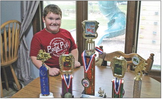 Colby five-year-old places eighth at national pedal pull in South Dakota