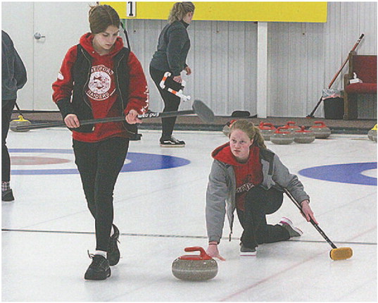 Curling teams get one state win apiece