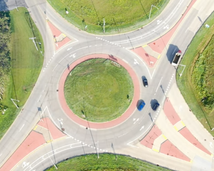 Roundabouts help improve traffic flow