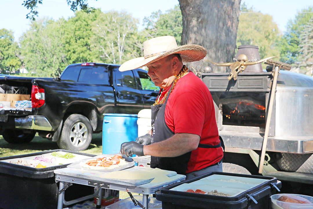 Woodfired pizza, Italian accents and history lessons – what could be better?