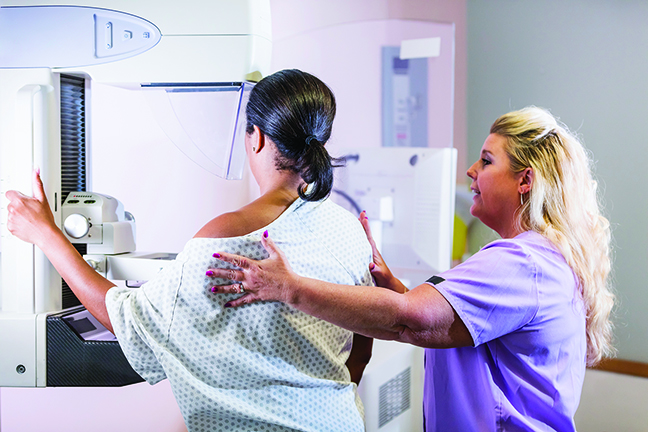 Mammograms can detect breast cancer early enough