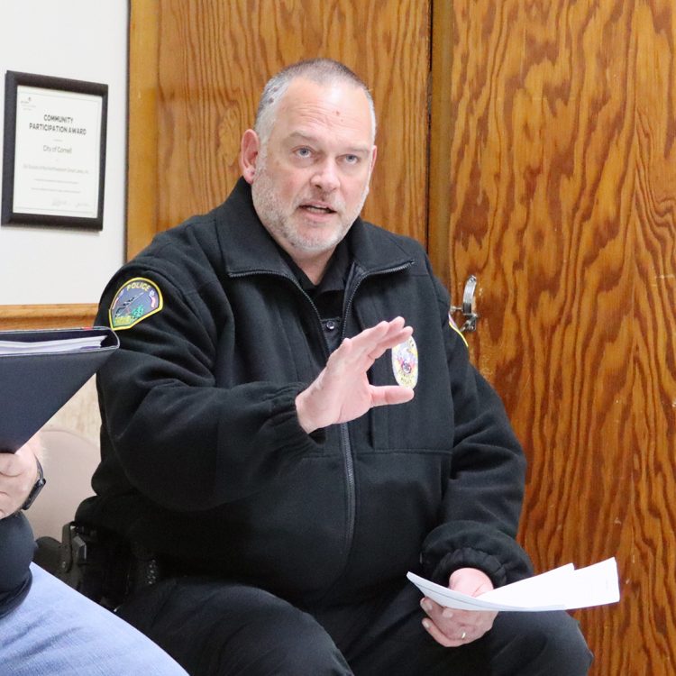 Cornell City Council; Chief Rehberg steps down, Officer Abbate put in charge