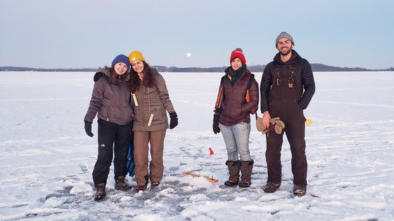 Gear up for free ice fishing