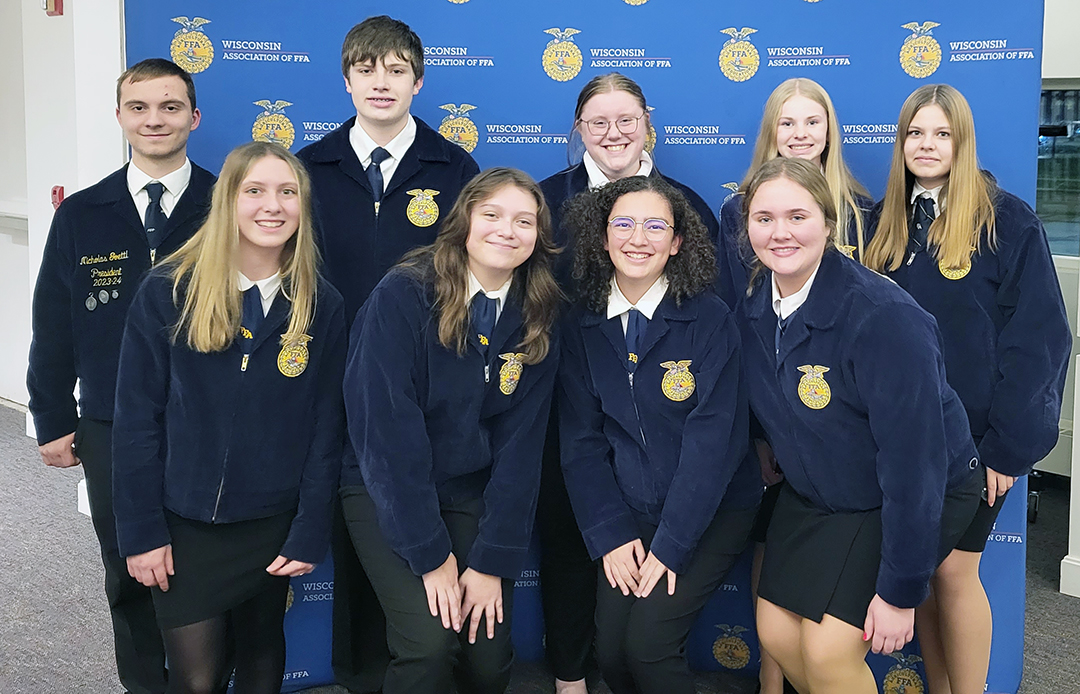 Leadership is a big focus for Cadott’s FFA program