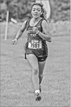 Abby girls run at  Marshfield, Colby