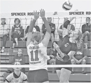 Sweep of Falcons keeps Redmen in  North hunt; team 2-2 at Spencer