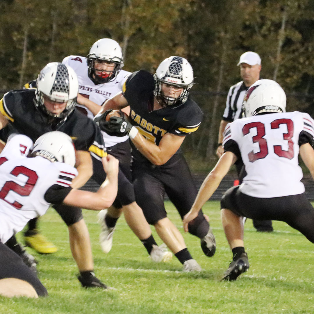 Cadott can’t get rolling against Spring Valley