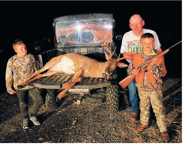 Young Marathon County hunter uses old rifle to bag his first buck