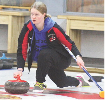 Girls start curling season in style, taking the broom from Portage