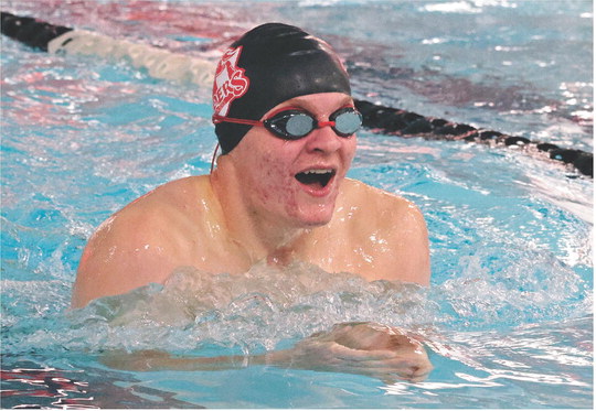 ONE FOR THE WIN COLUMN Swimmers beat Antigo, close vs. Hawks