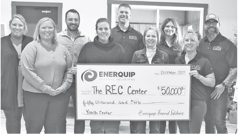 Enerquip donates $50,000 to support new youth center at the REC Center in Medford