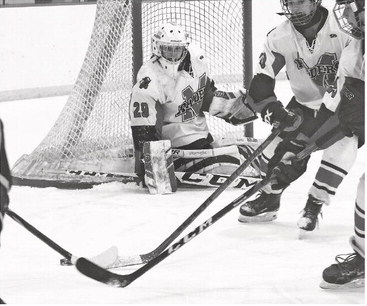 Girls hockey team shut down twice after scoring first-period goals