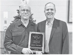 Brost recognized for 45 years with Melvin Companies