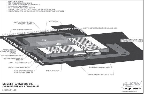 Menzner outlines plans for new plant