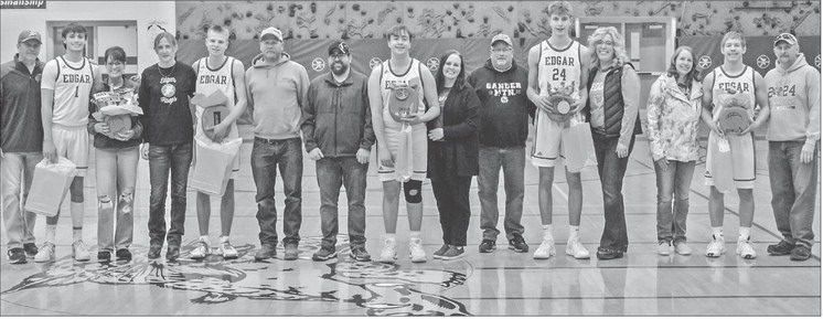 Edgar boys hoops Senior Night